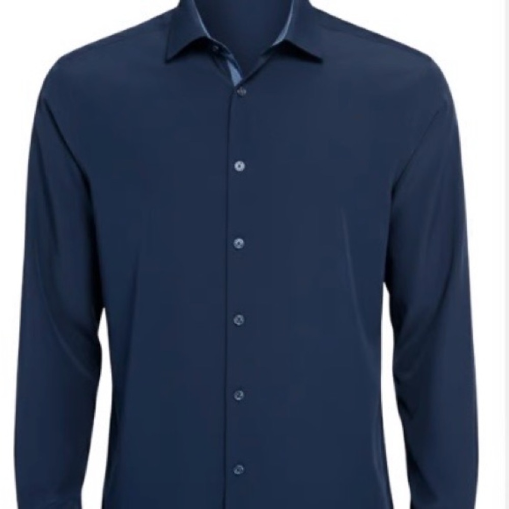 Construct Men's Navy Blue Shirt